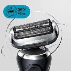 Braun Series 7 71-N1000s Electric Shaver - Precision, Comfort & Style in Black & Silver